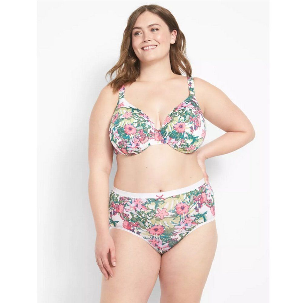 Cacique Plus Size 40F(3D) New Smooth Lightly Lined Full Coverage Bra